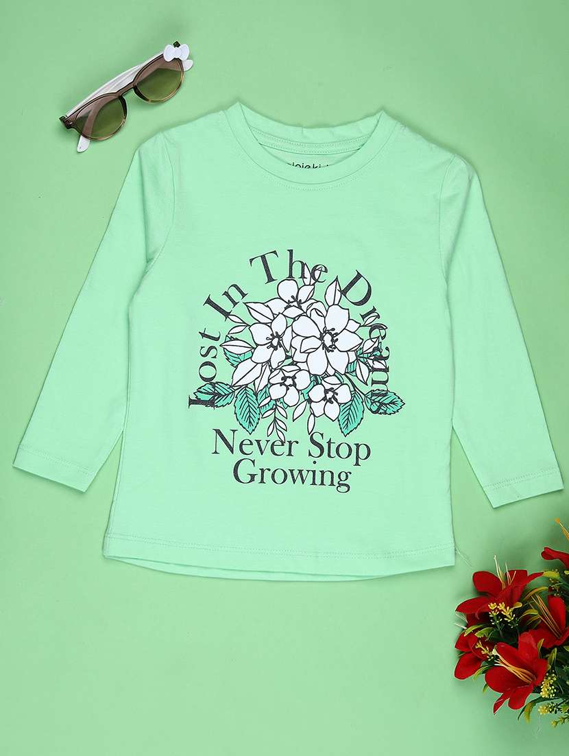 girls printed long sleeve tee - 22170700 -  Zoom Image - 0