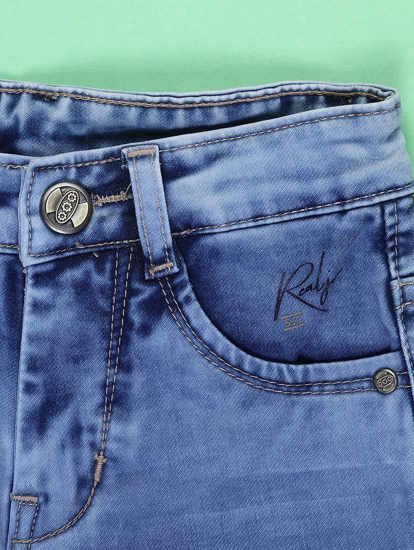 boys solid mid rise slim fit jean - 22170703 -  Standard Image - 3