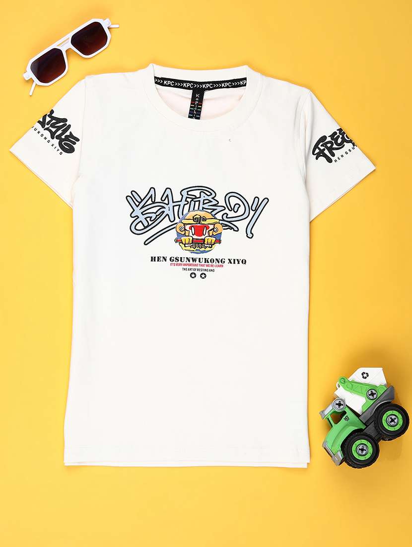 boys printed short sleeve t-shirt
