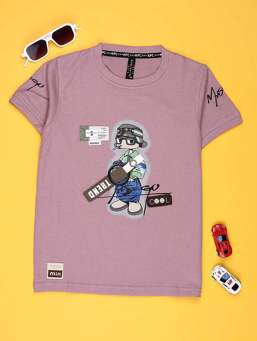 boys printed short sleeve t-shirt