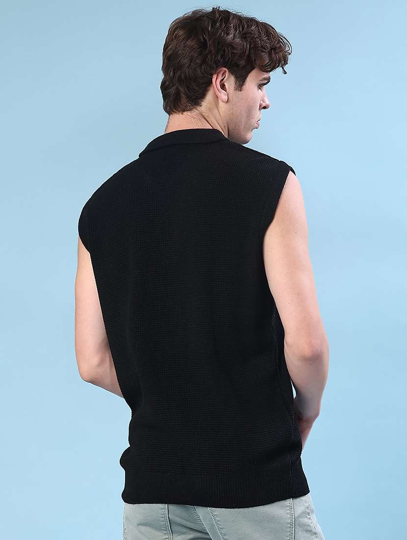 black polyester pullover - 22170712 -  Standard Image - 3