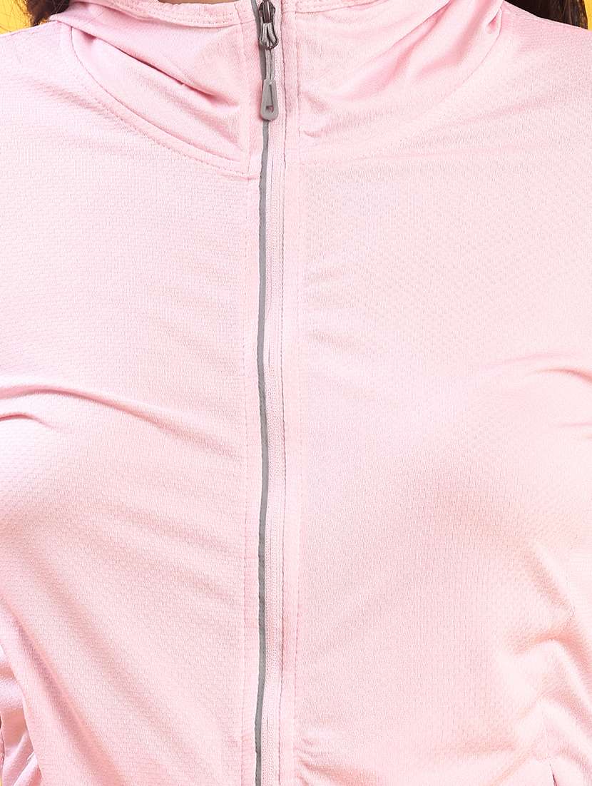 Women Solid Long Sleeve Stand Collar Regular Jacket - 22170739 -  Standard Image - 5