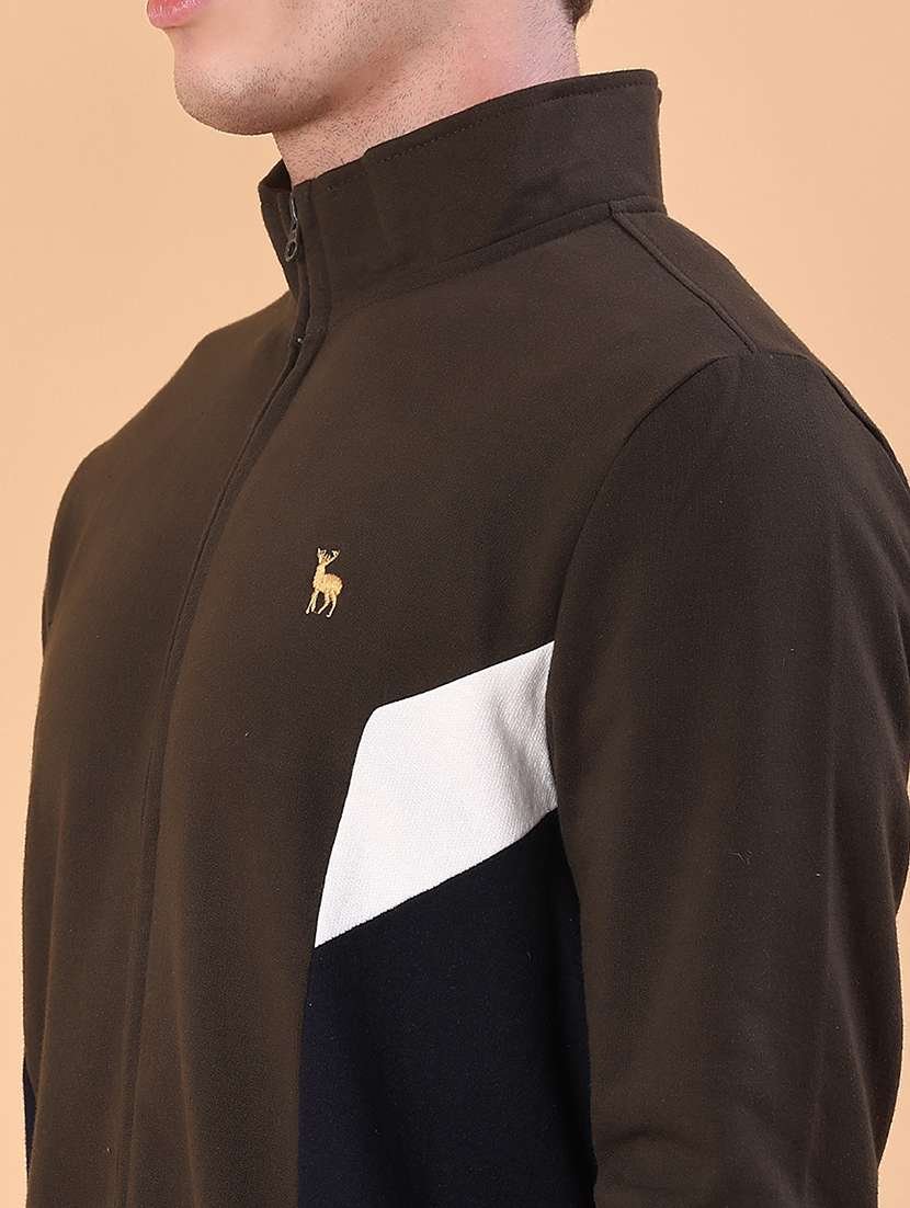 men color block long sleeve regular fit sweatshirt - 22170746 -  Standard Image - 5