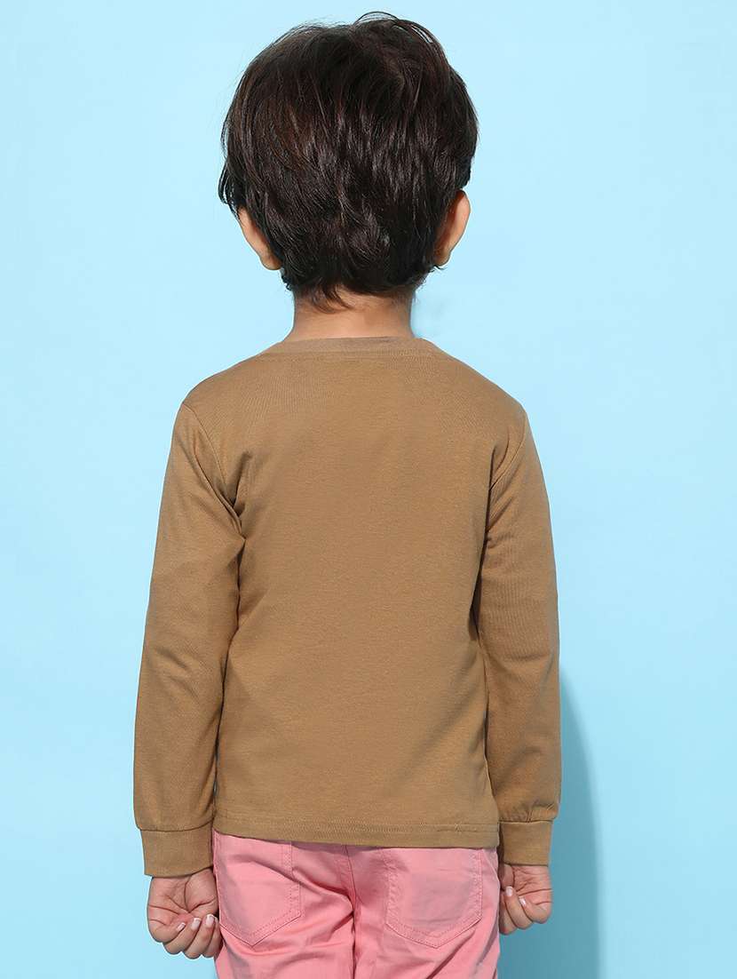 boys solid round neck long sleeve sweatshirt - 22170792 -  Standard Image - 3