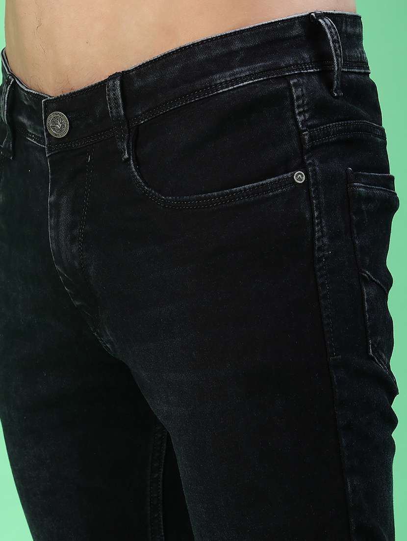 men plain mid rise full length jean - 22170833 -  Standard Image - 5