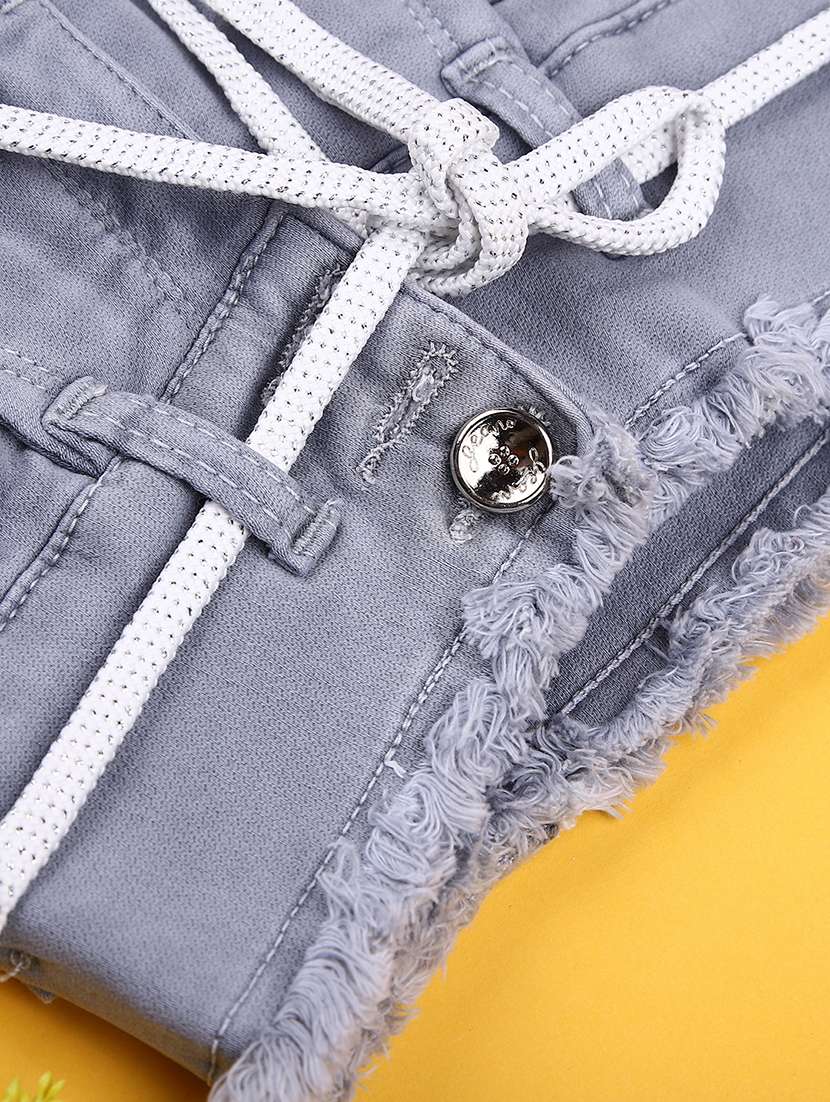 girls solid mid rise slim fit jean - 22170888 -  Standard Image - 3