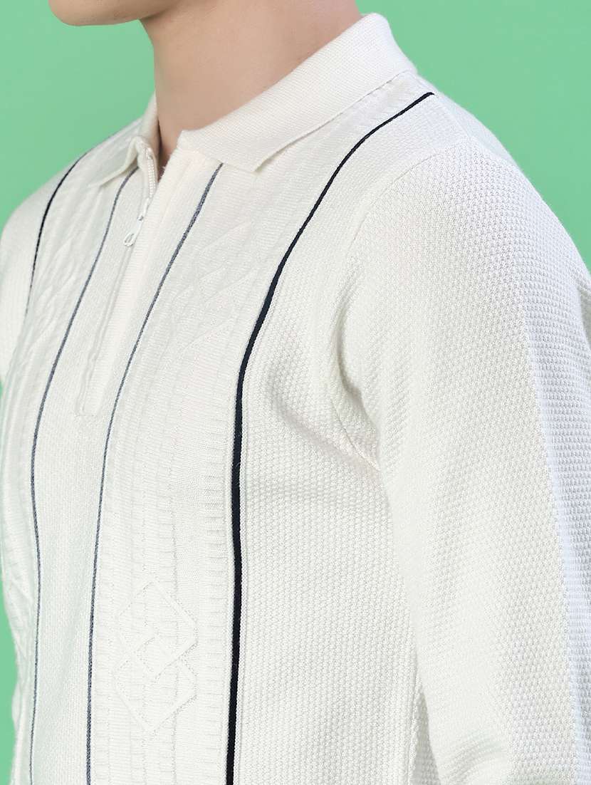 men self design long sleeve regular fit pullover  - 22170972 -  Standard Image - 5