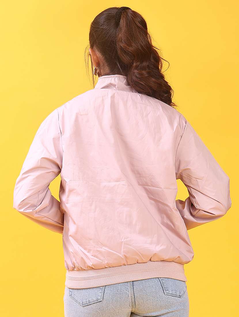 women solid long sleeve windcheater jacket - 22170983 -  Standard Image - 3