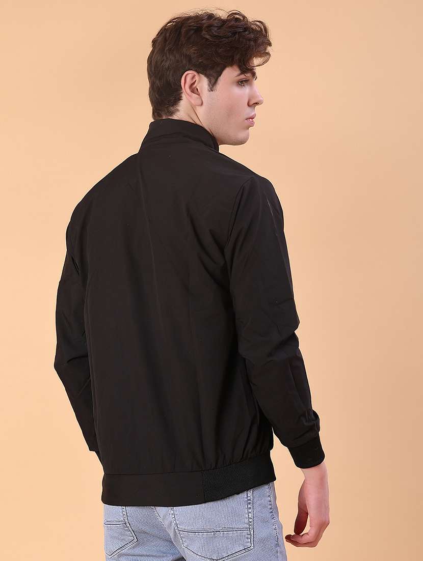 men color block long sleeve lightweight bomber jacket - 22170996 -  Standard Image - 3