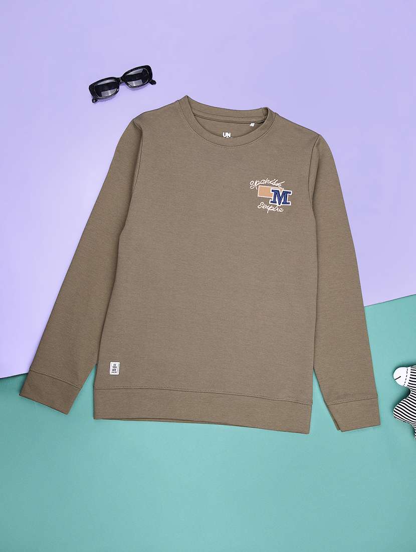 boys grey cotton t-shirt