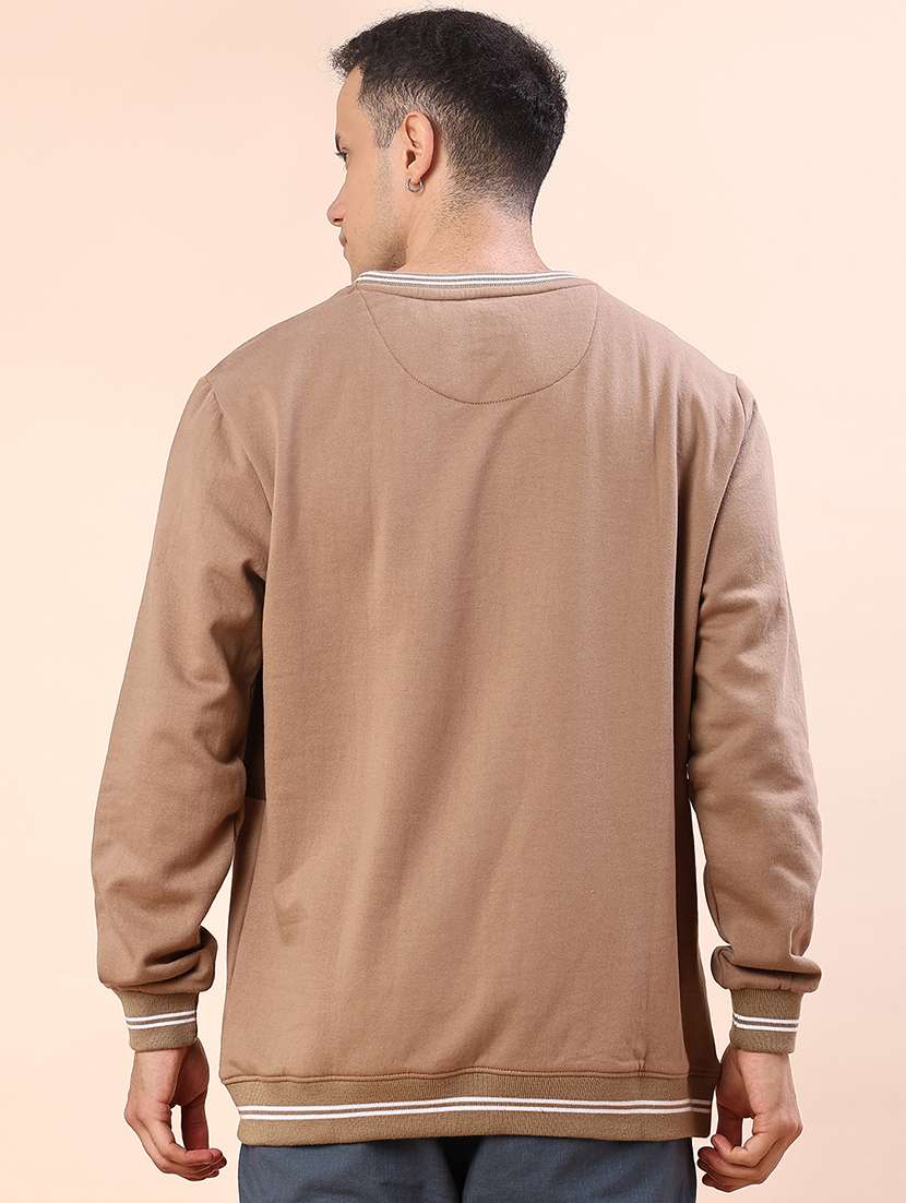 men front print long sleeve regular fit sweatshirt - 22171090 -  Standard Image - 3