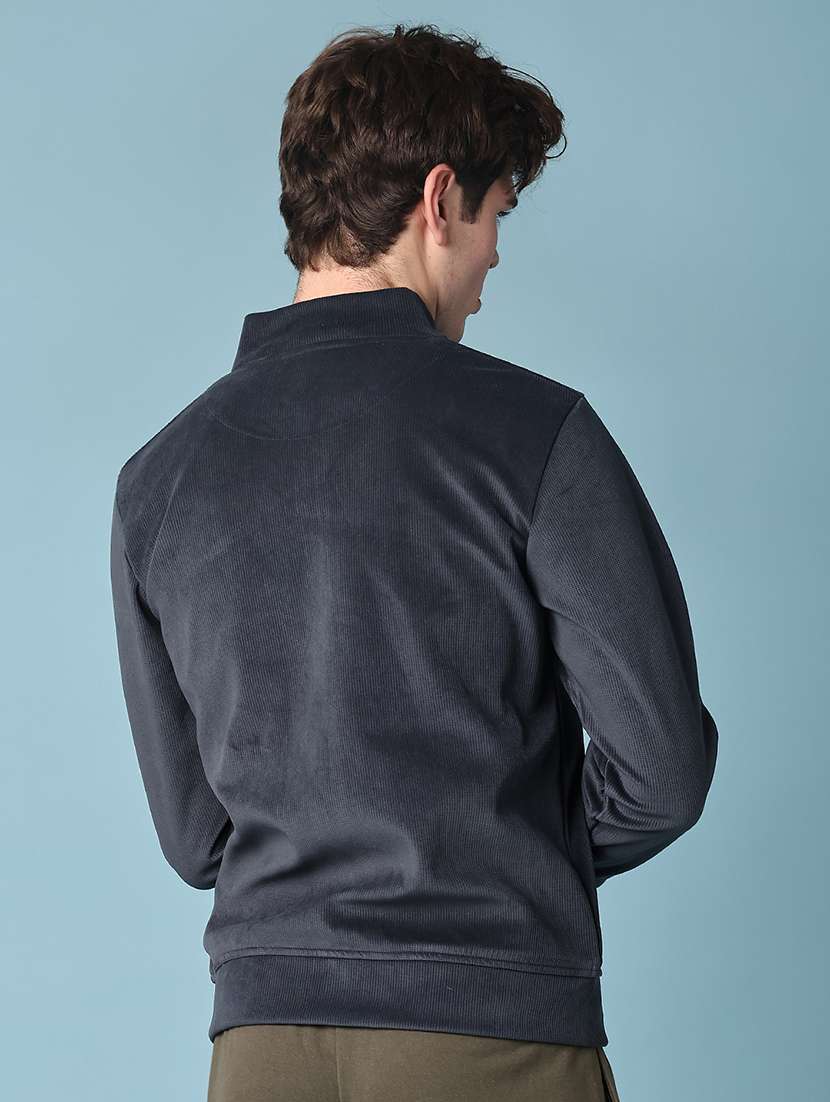 men self design long sleeve regular fit sweatshirt - 22171091 -  Standard Image - 3