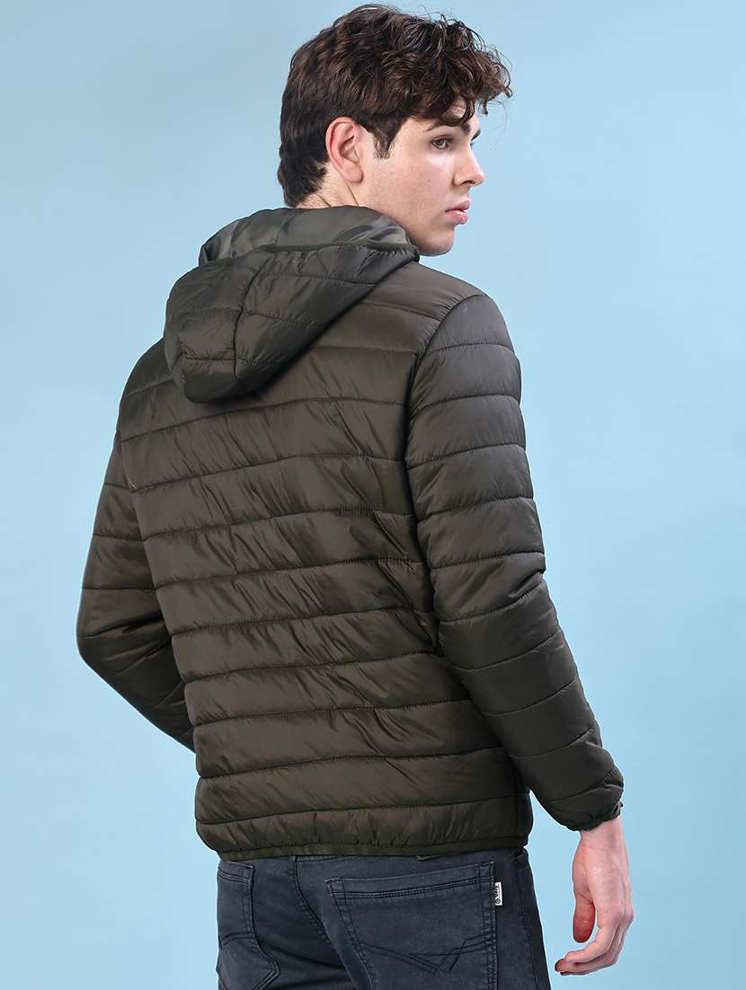 men solid long sleeve lightweight puffer jacket - 22171106 -  Standard Image - 3