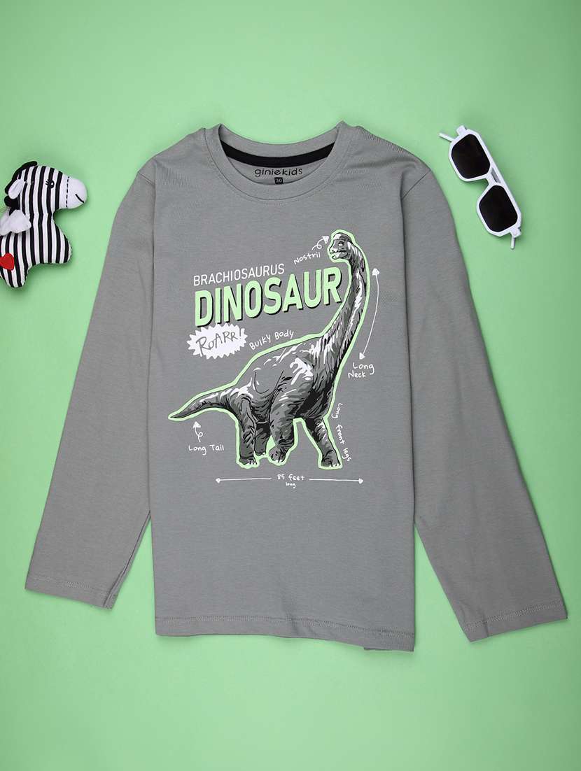 boys printed long sleeve t-shirt