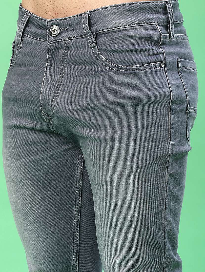 men washed mid rise full length jeans - 22171172 -  Standard Image - 5