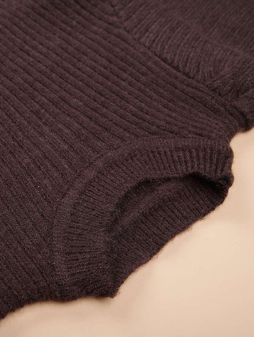 girls self designed puff sleeve sweater - 22171186 -  Standard Image - 3