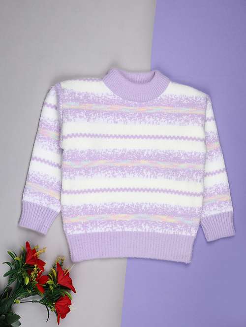girls self designed long sleeve sweater - 22171189 -  Standard Image - 0