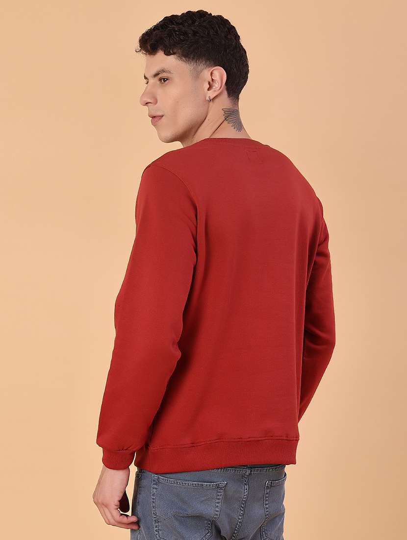 men front print long sleeve regular fit sweatshirt - 22171194 -  Standard Image - 3