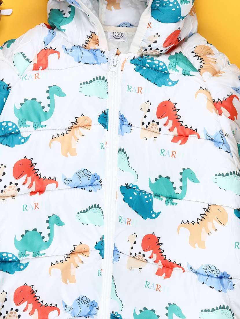 boys printed long sleeve quilted jackets - 22171256 -  Standard Image - 3