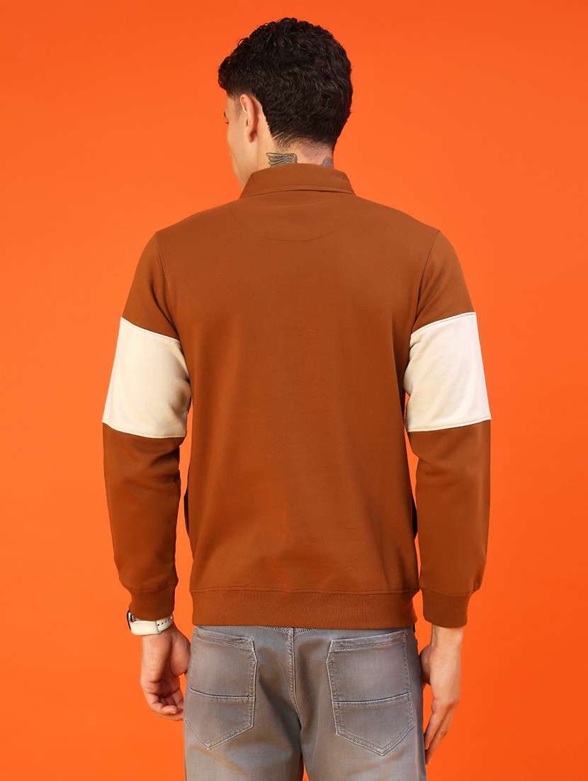 men chest print long sleeve regular fit sweatshirt - 22171286 -  Standard Image - 3