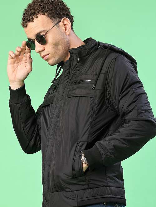 men solid long sleeve lightweight bomber jacket - 22171300 -  Standard Image - 0