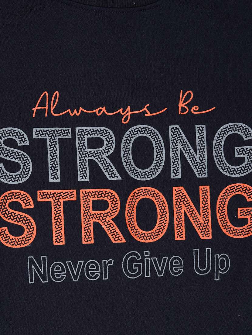 boys typographic long sleeve sweatshirt - 22171341 -  Standard Image - 3