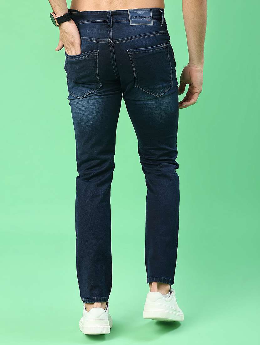 men washed mid rise full length jeans - 22171345 -  Standard Image - 3