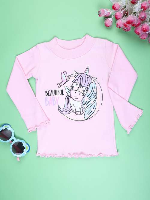 girls printed long sleeve tee - 22171349 -  Standard Image - 0