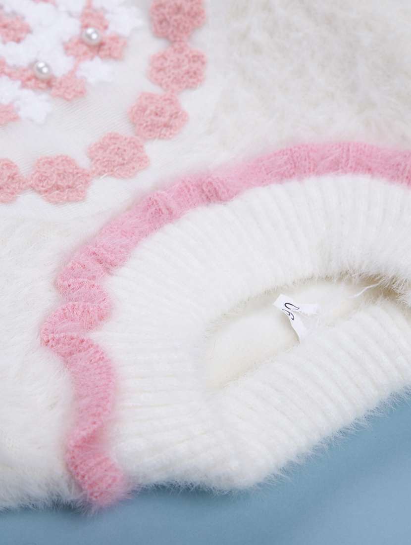 girls self designed long sleeve sweater - 22171392 -  Standard Image - 3