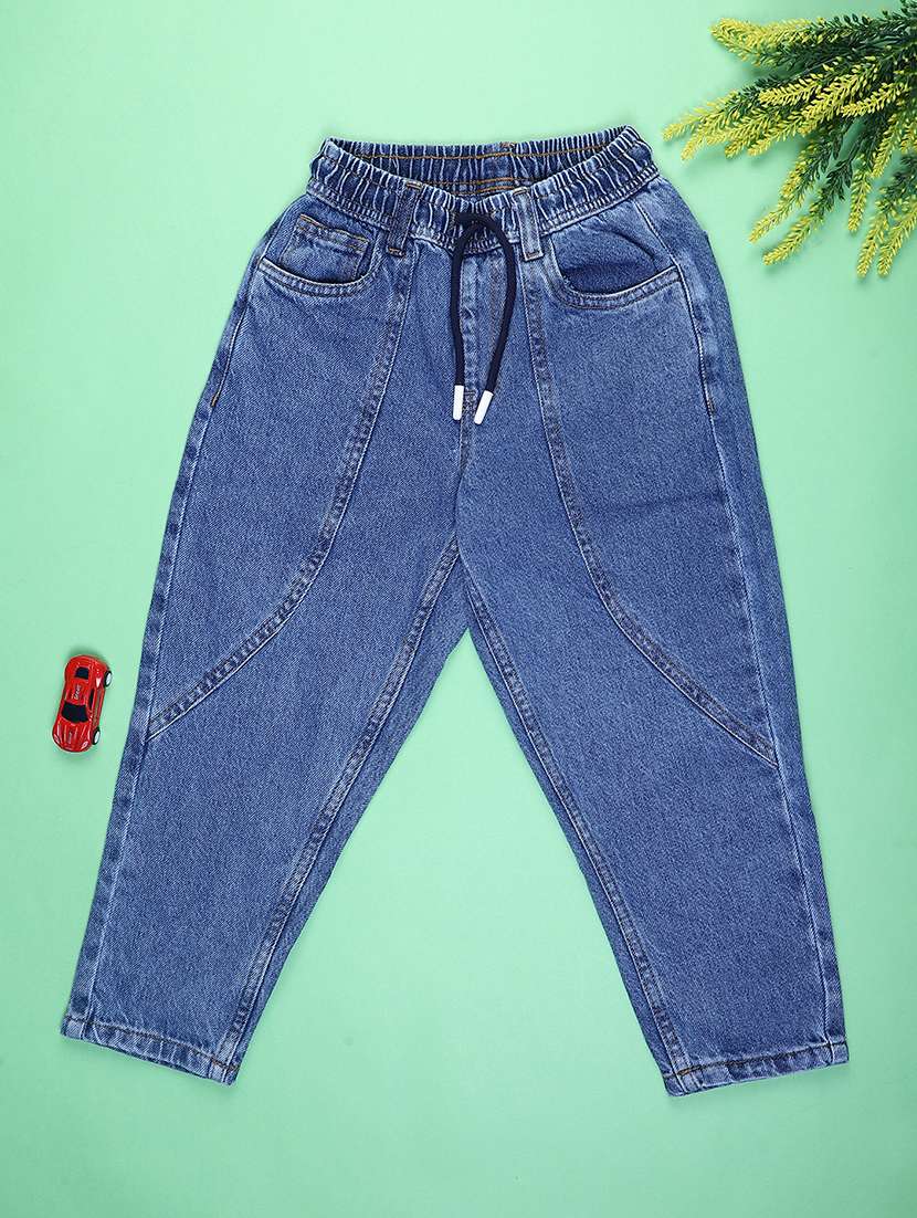  boys plain mid rise jeans