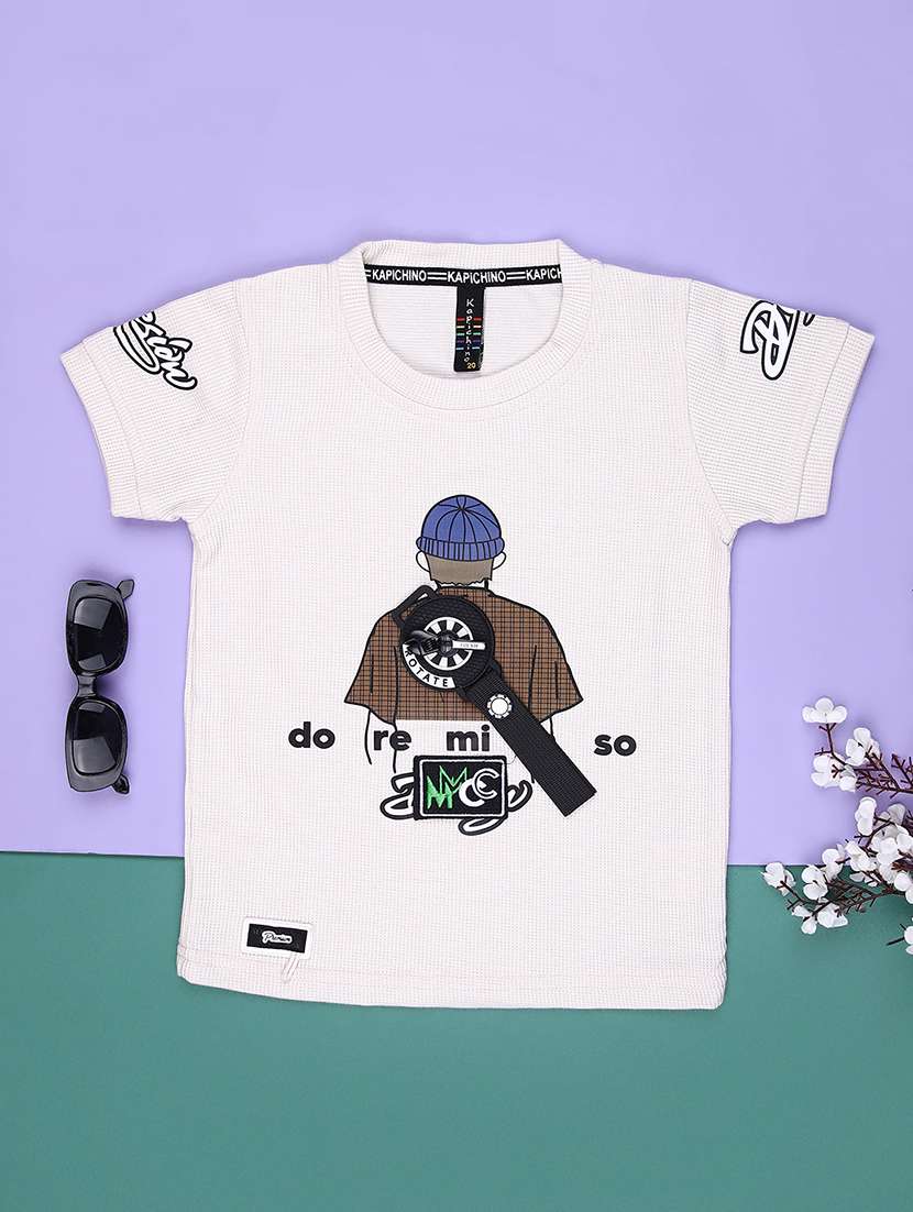 boys printed short sleeve t-shirt