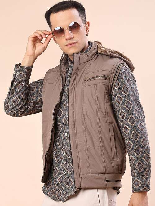 men soli sleeveless lightweight bomber jacket - 22171455 -  Standard Image - 0