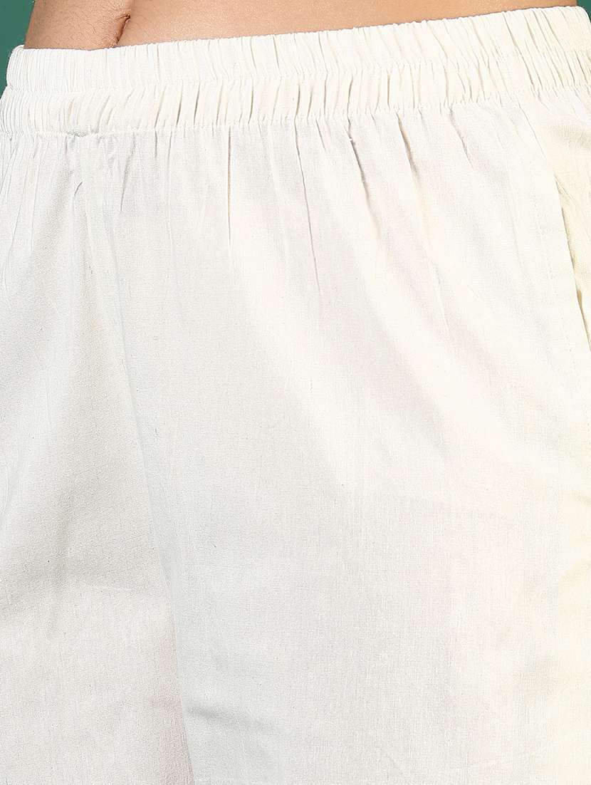 women floral three quarter sleeve kurta palazzo set - 22171467 -  Standard Image - 5