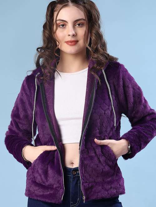 women plain long sleeve hooded sweatshirt - 22171477 -  Standard Image - 0