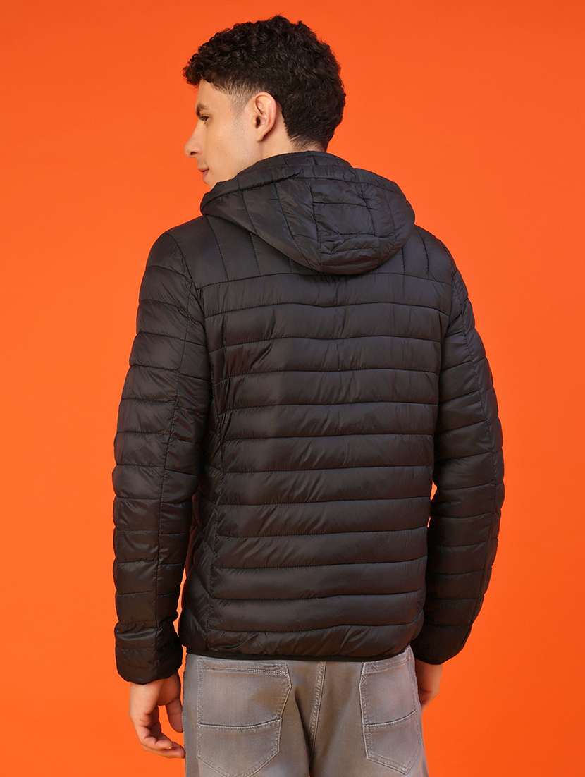 Men Solid Long Sleeve Lightweight Puffer Jacket - 22171530 -  Standard Image - 3
