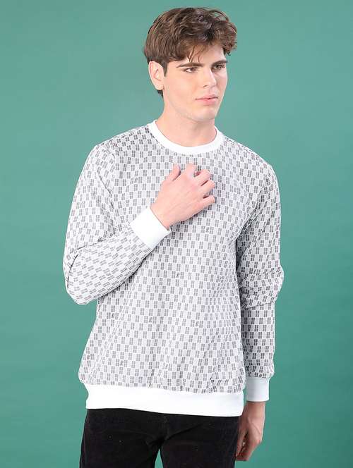 men printed long sleeve regular fit sweatshirt - 22171696 -  Standard Image - 0