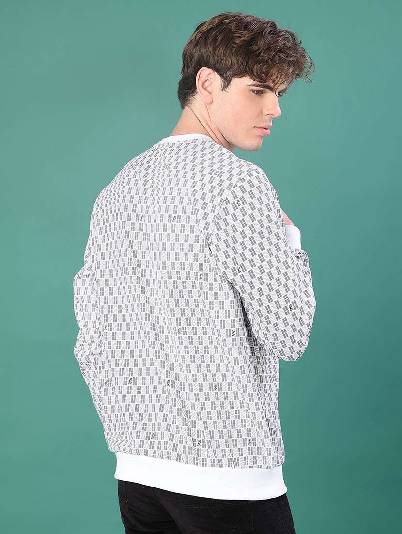 men printed long sleeve regular fit sweatshirt - 22171696 -  Standard Image - 3