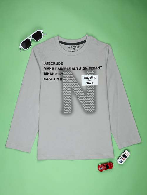 boys printed long sleeve t-shirt - 22171724 -  Standard Image - 0