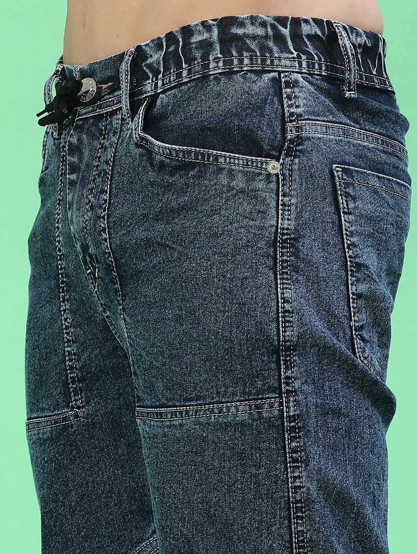 men plain mid rise full length jean - 22171744 -  Standard Image - 5