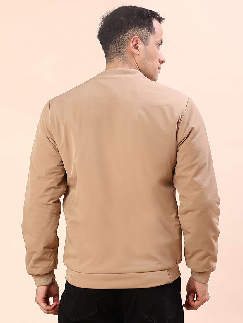 men solid long sleeve lightweight bomber jacket - 22171778 -  Standard Image - 3