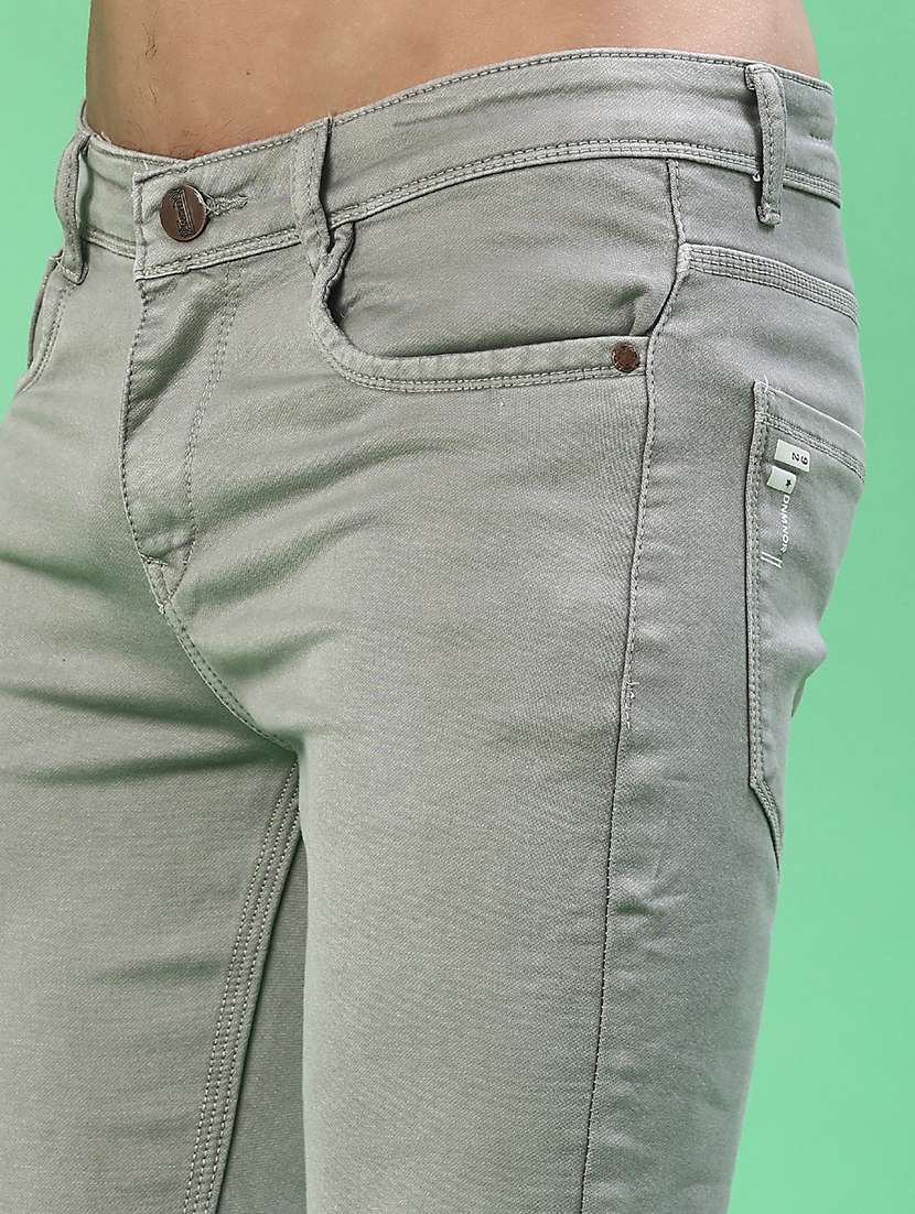 men plain mid rise full length jean - 22171782 -  Standard Image - 5