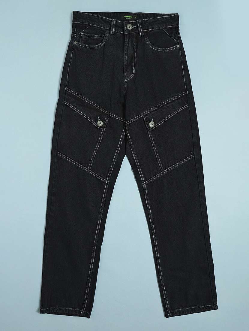 men black denim jean