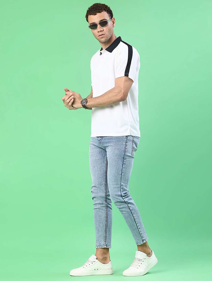 men solid short sleeve regular fit polo t-shirt - 22171896 -  Standard Image - 3