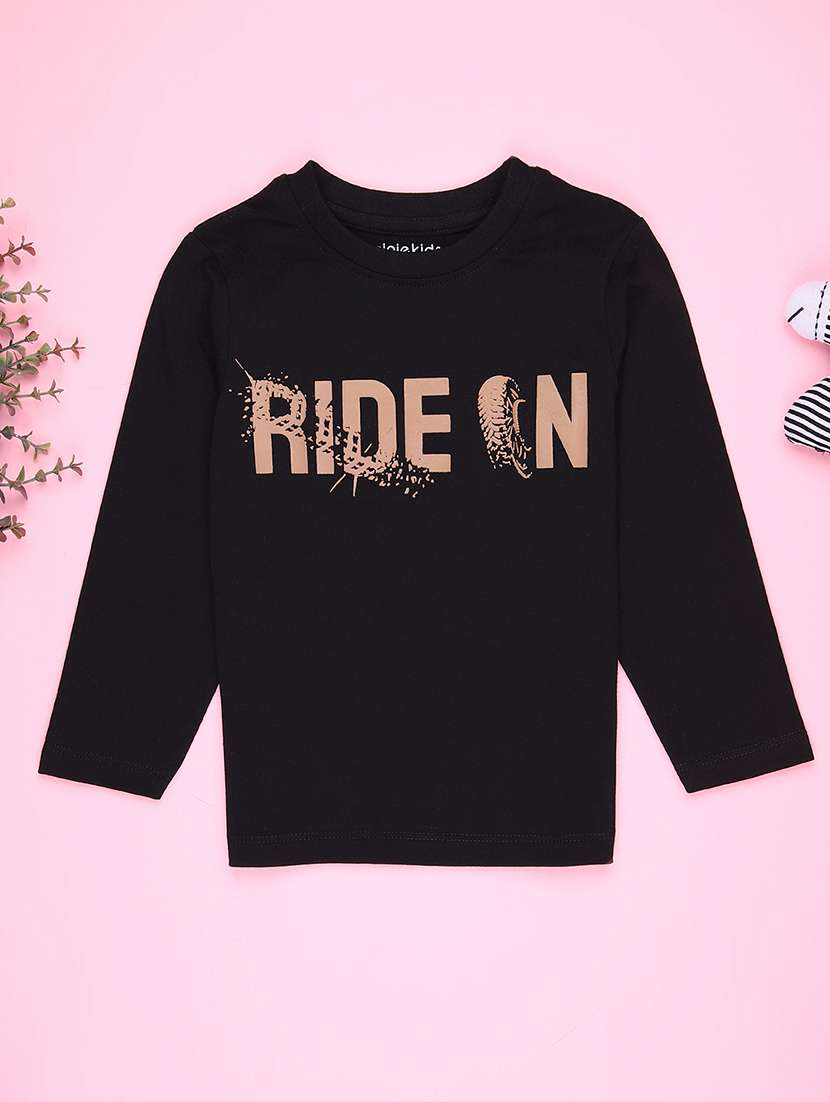 boys printed long sleeve t-shirt