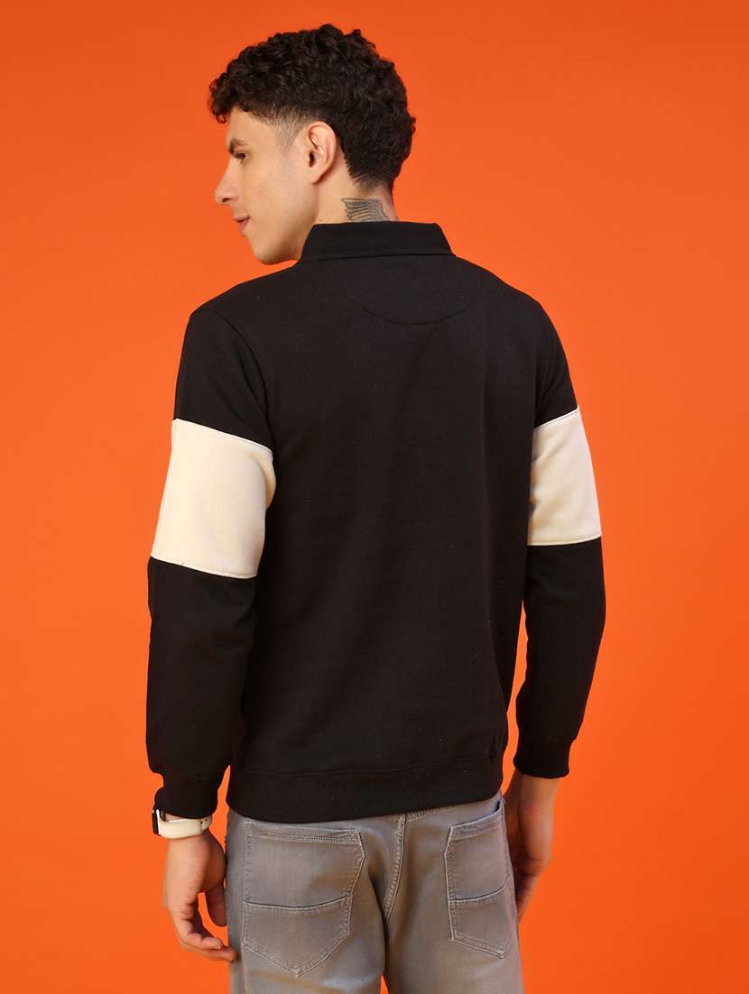 men chest print long sleeve regular fit sweatshirt - 22171972 -  Standard Image - 3