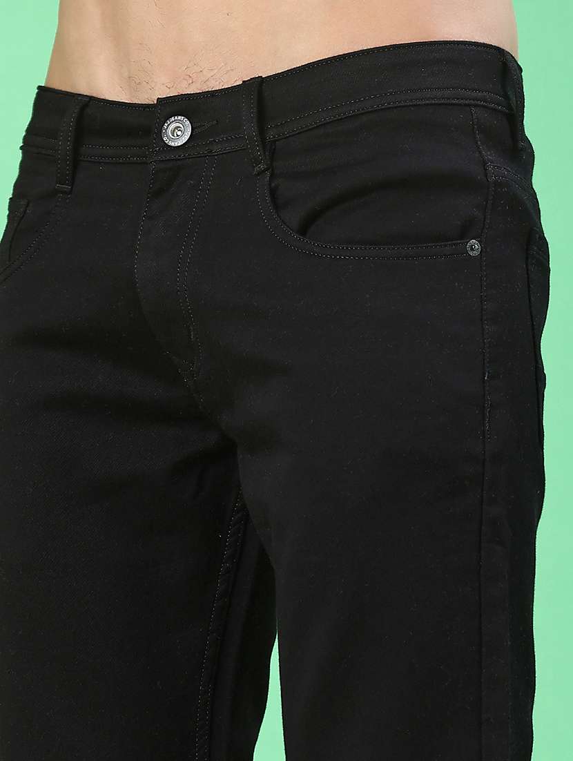 men plain mid rise full length jean - 22172091 -  Standard Image - 5