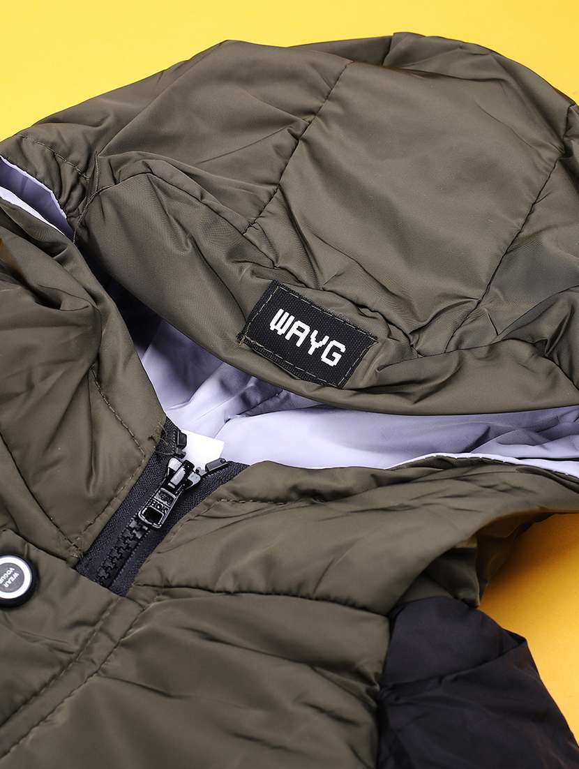 kids long sleeve hooded quilted jacket - 22172141 -  Standard Image - 3