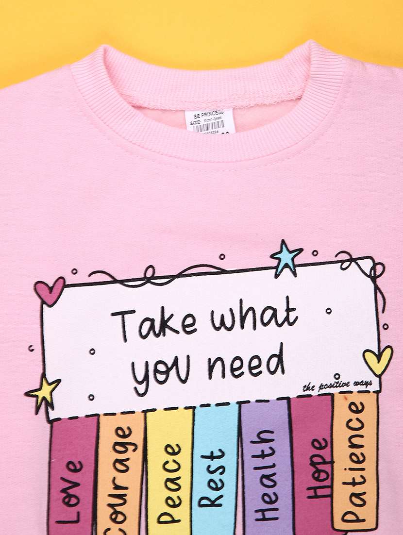 kids solid long sleeve sweatshirt - 22172186 -  Standard Image - 3