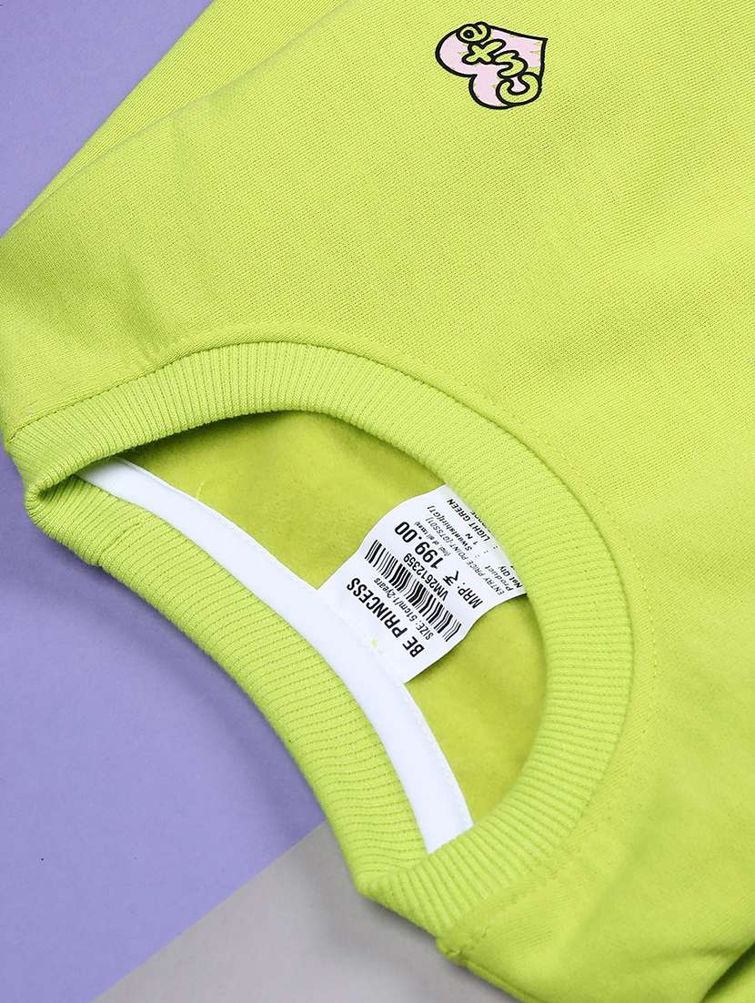 Kids Solid Long Sleeve Sweatshirt - 22172255 -  Standard Image - 3