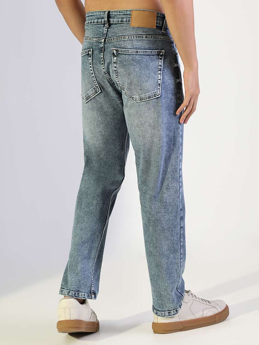 men solid mid rise slim fit jean - 22173624 -  Standard Image - 3